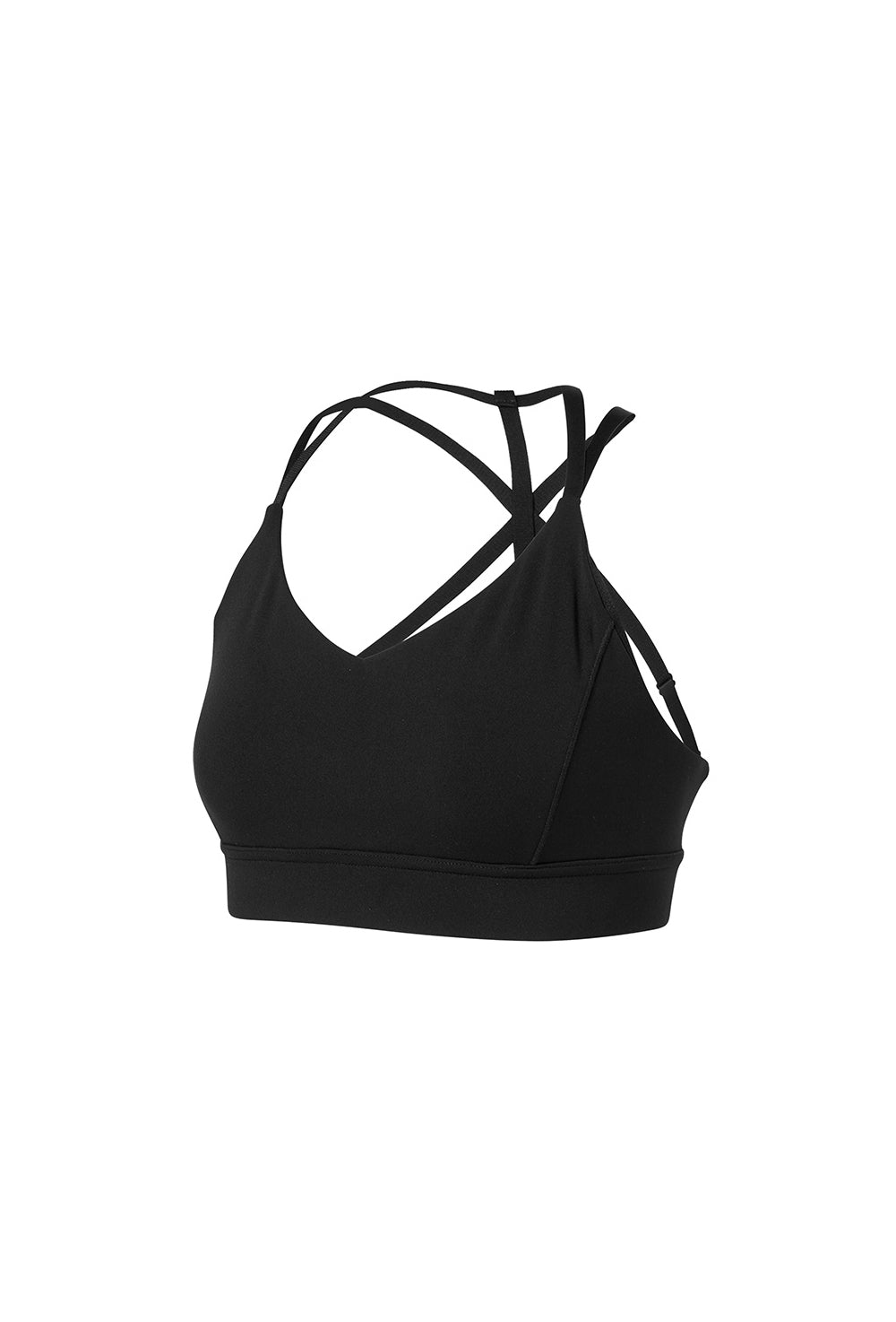 Black Label Signature 360N Two-Way Strap Bra Top - Black