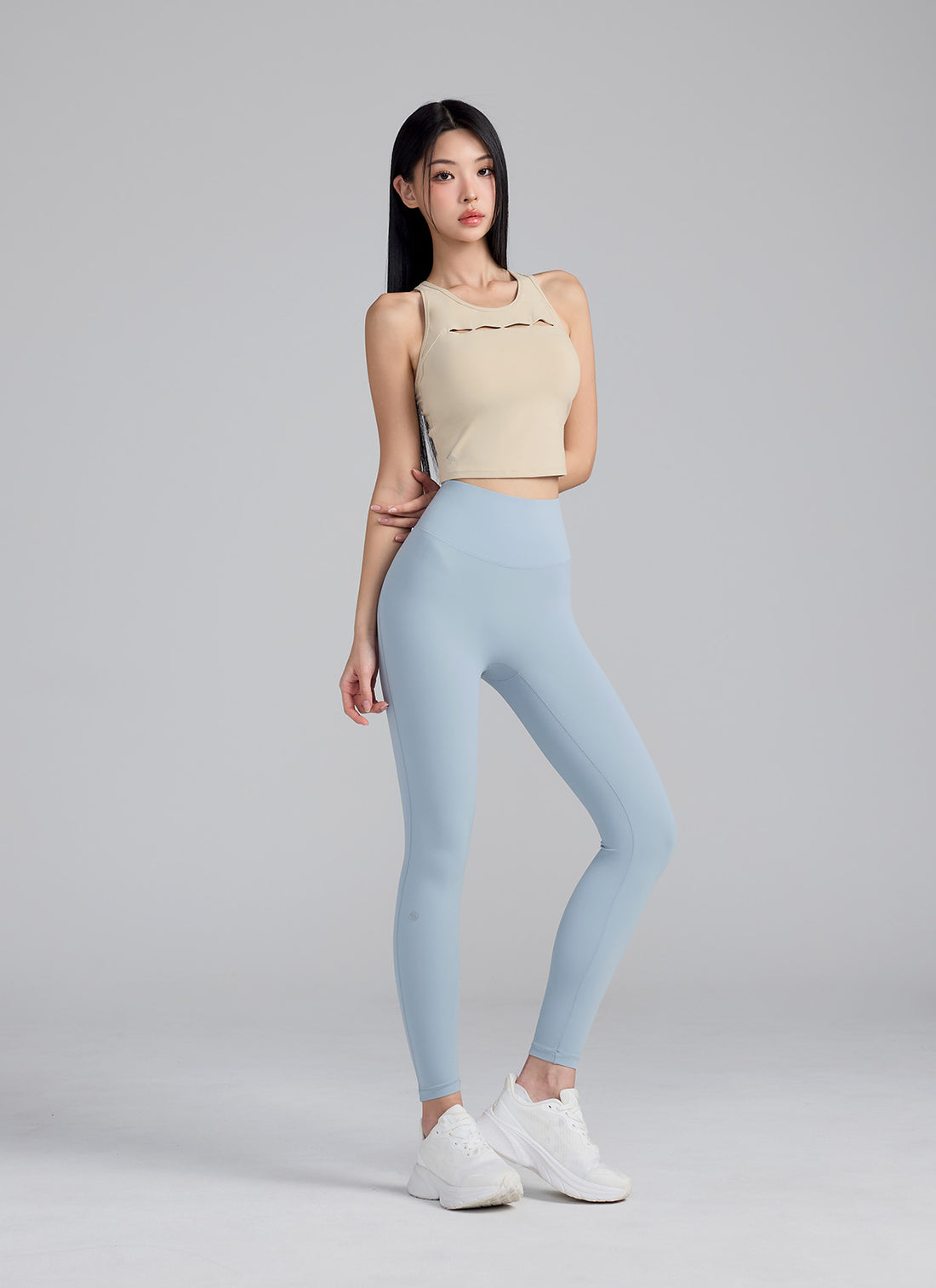 Another Label Fit Revolution Leggings - Plain Blue