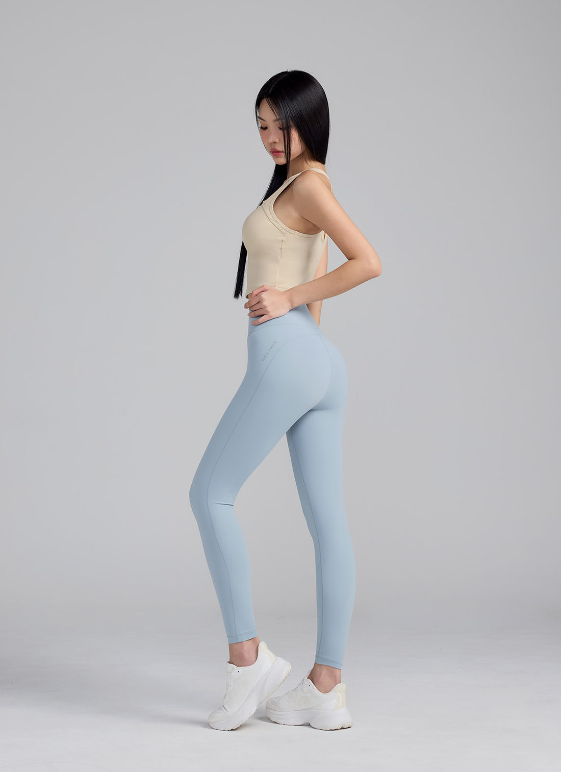 Another Label Fit Revolution Leggings - Plain Blue