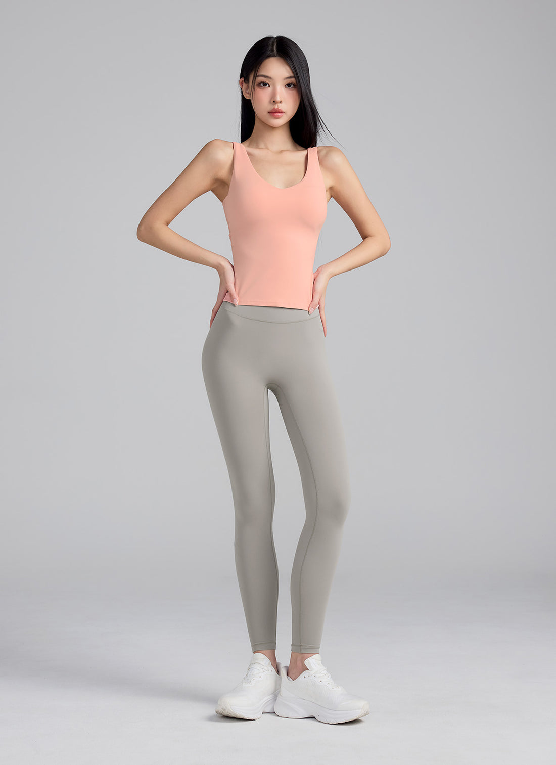 Another Label Fit Revolution Leggings - Cinnamon Gray