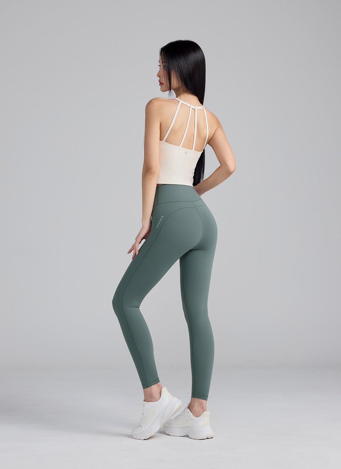 Another Label Fit Revolution Leggings - Silver Khaki