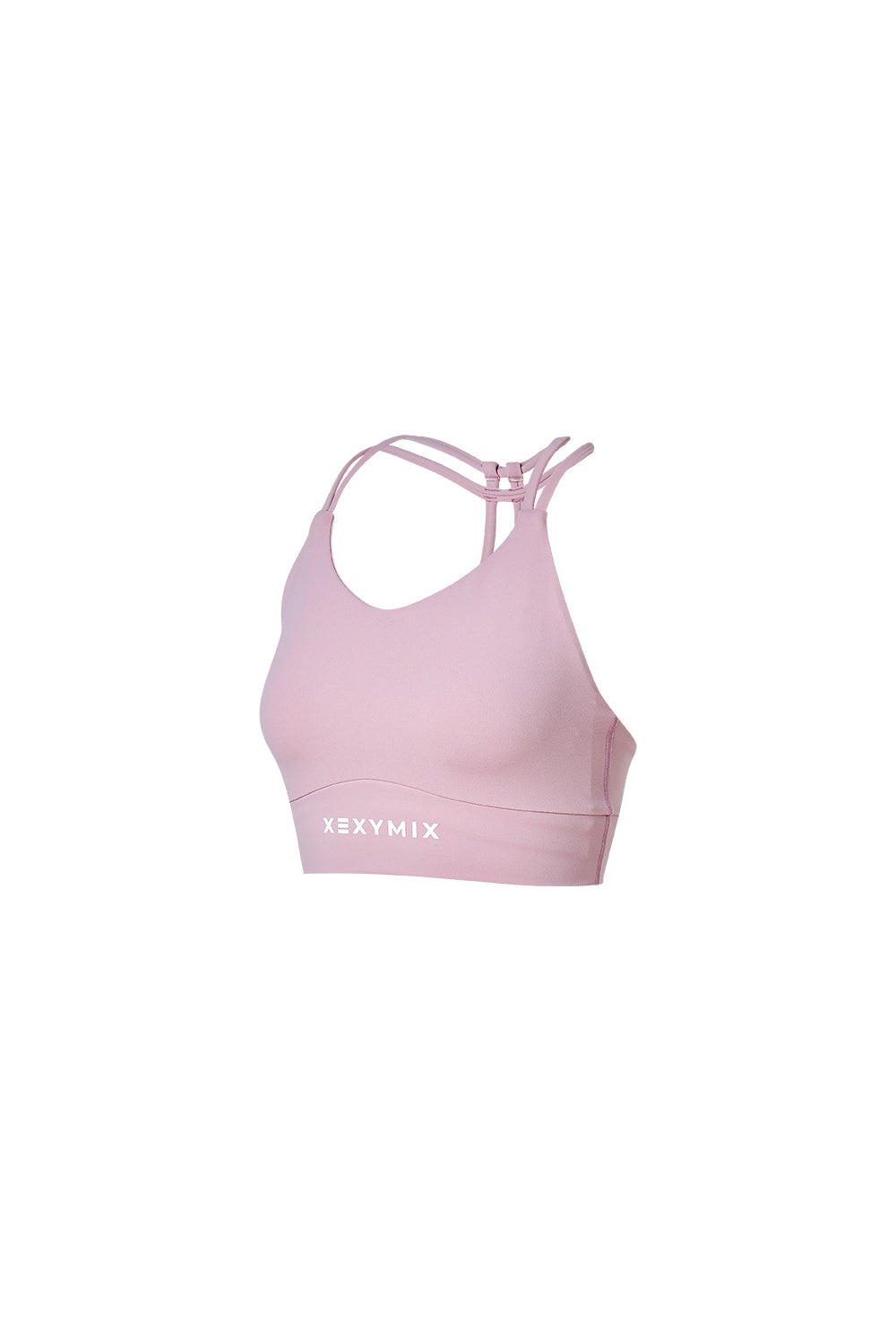 Black Label Signature Power Rise Double Halter Neck Bra Top - Milky Lavender