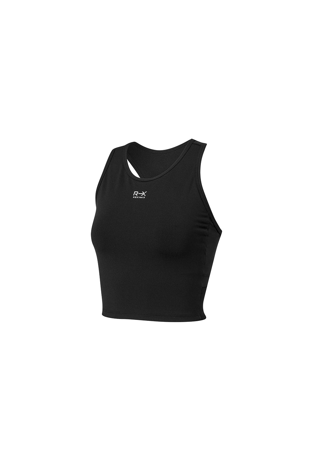 RX Comfort Fine Mesh Pocket Crop Top - Black