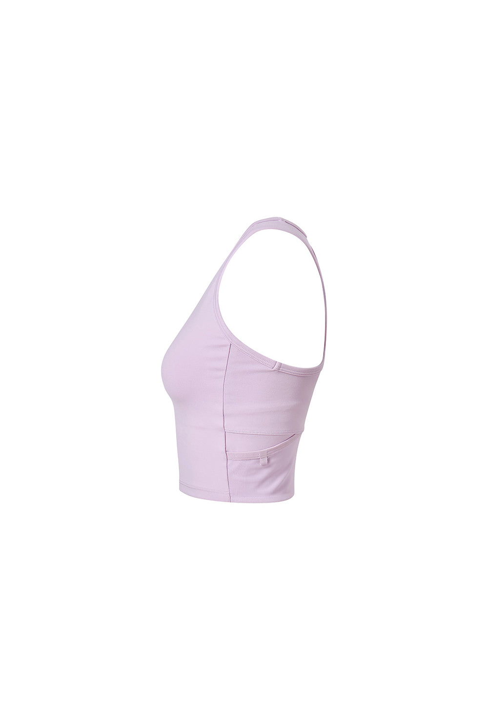 RX Comfort Fine Mesh Pocket Crop Top - Evening Violet
