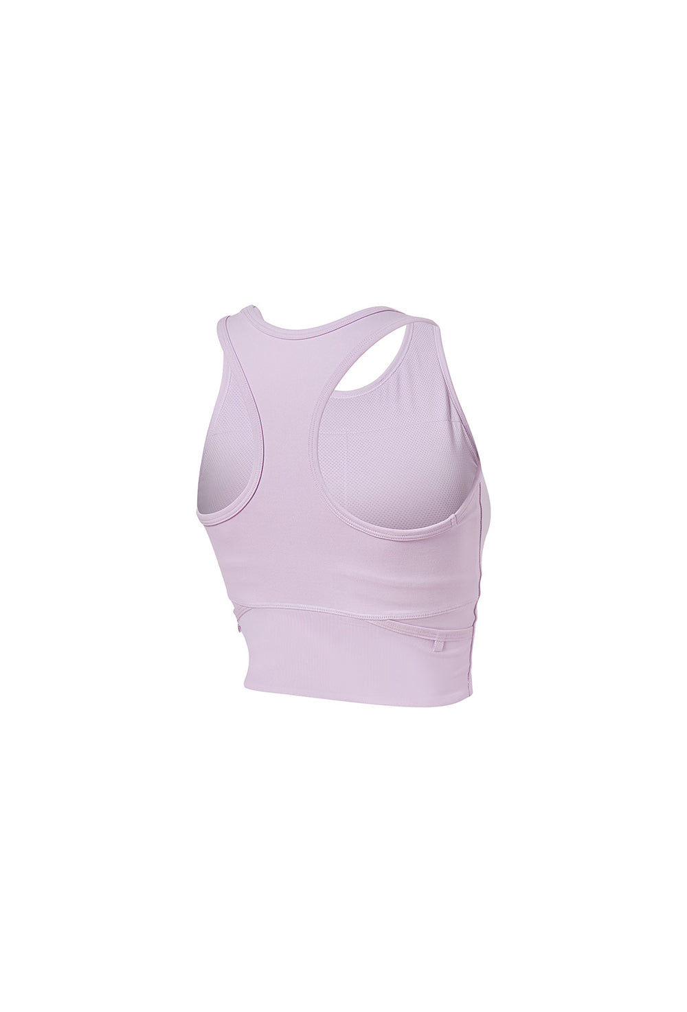RX Comfort Fine Mesh Pocket Crop Top - Evening Violet