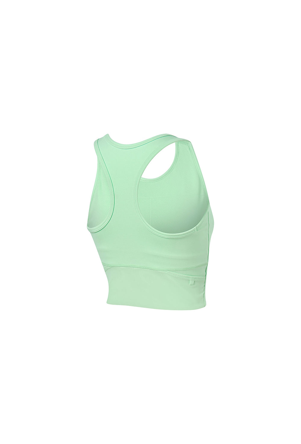 RX Comfort Fine Mesh Pocket Crop Top - Patina Green