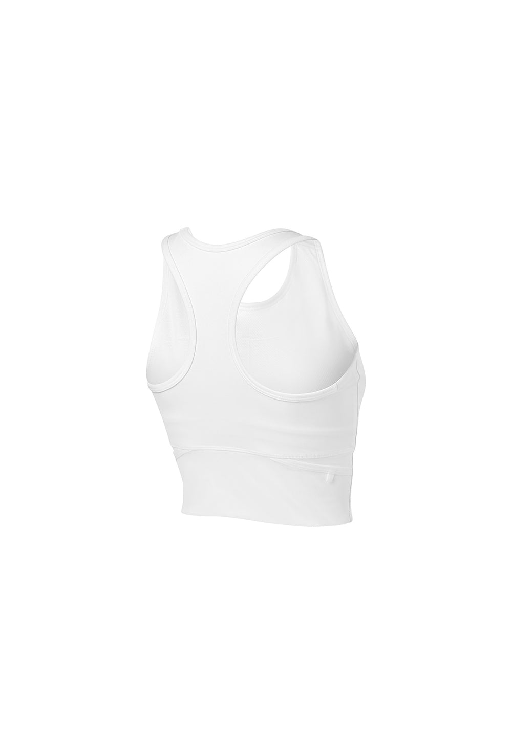 RX Comfort Fine Mesh Pocket Crop Top - Ivory
