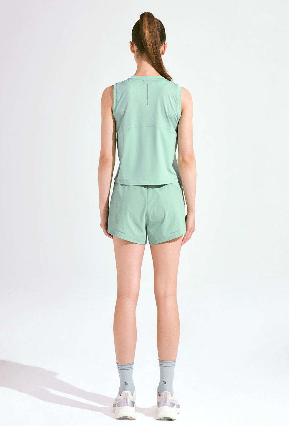 RX Mesh Mix Two in One Shorts - Smoke Green