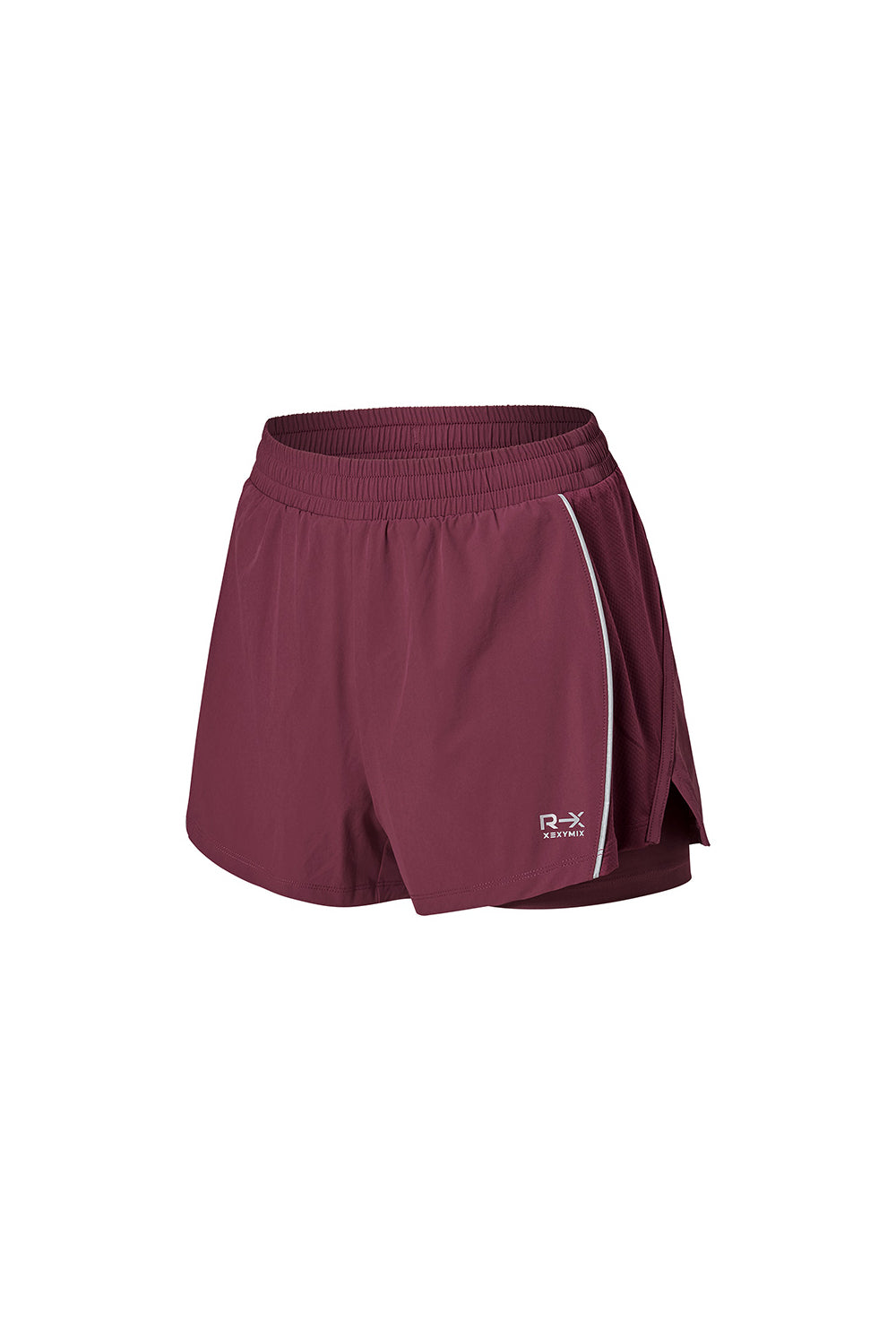 RX Mesh Mix Two in One Shorts - Burnt Wine