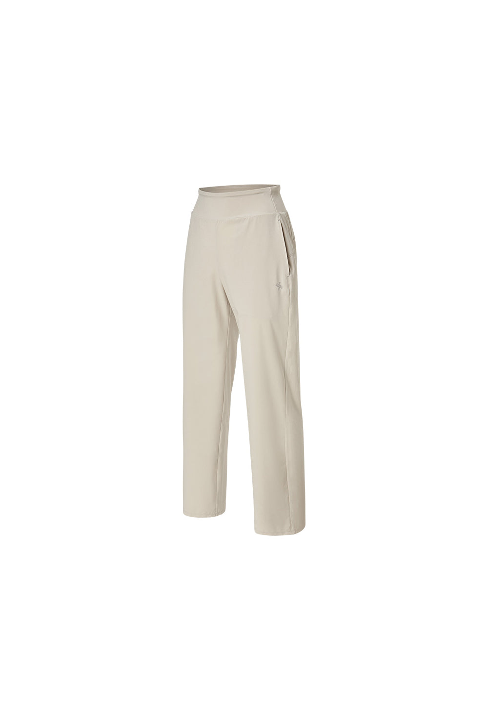 Light Tension Straight Pants - Cream Gray