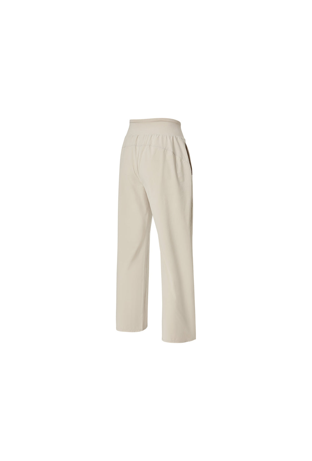 Light Tension Straight Pants - Cream Gray