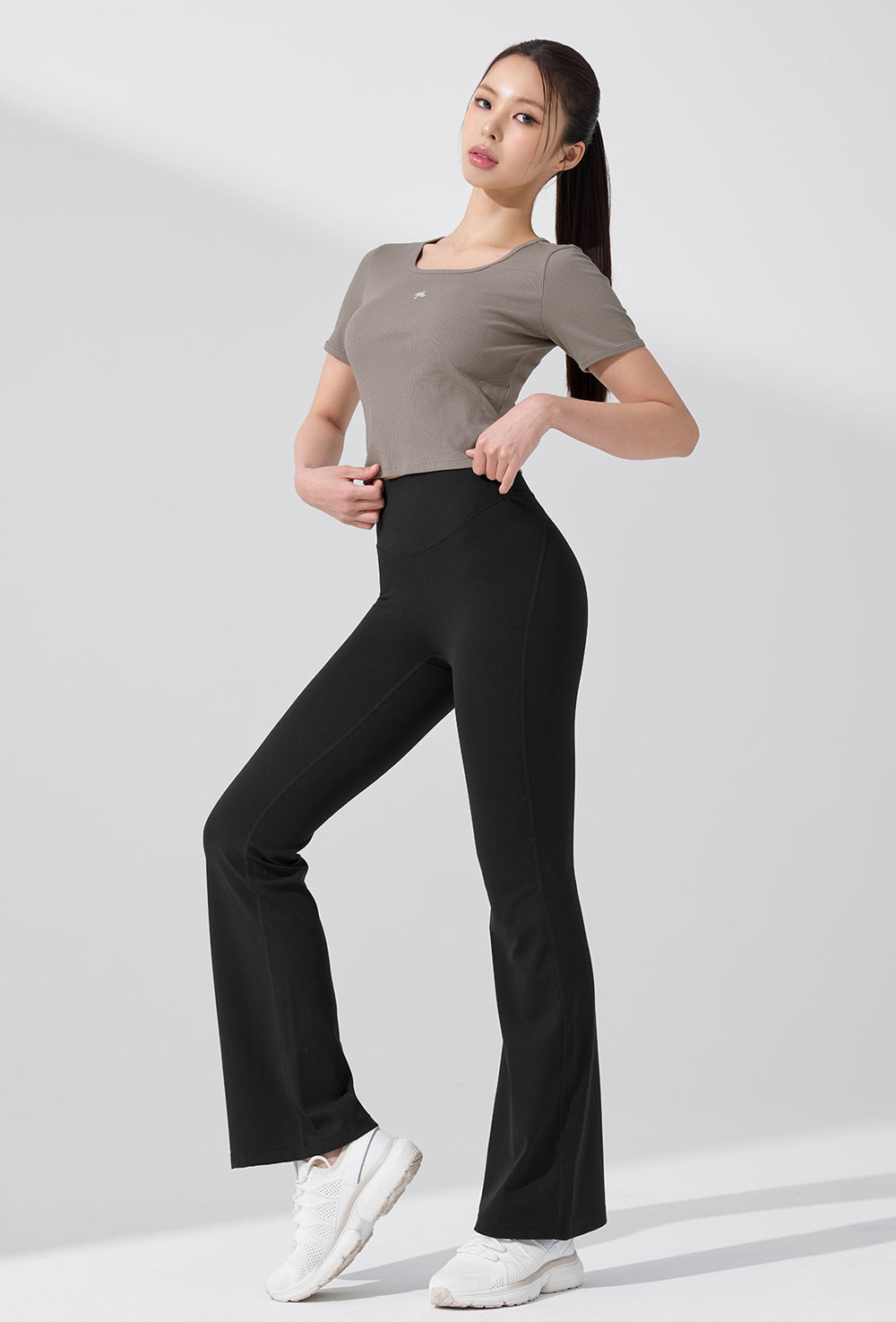 Soft Lip Crop Short - Gracie Brown