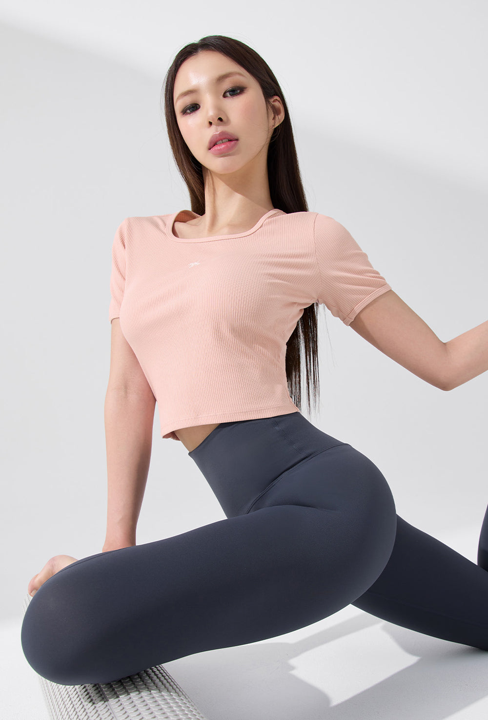 Soft Lip Crop Short - Ballerina Pink