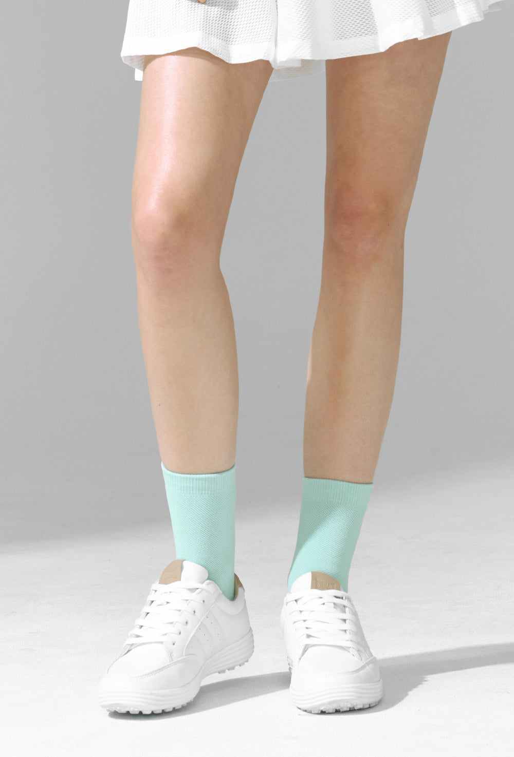 XEXYMIX Non-slip Mesh Fresh Crew Socks