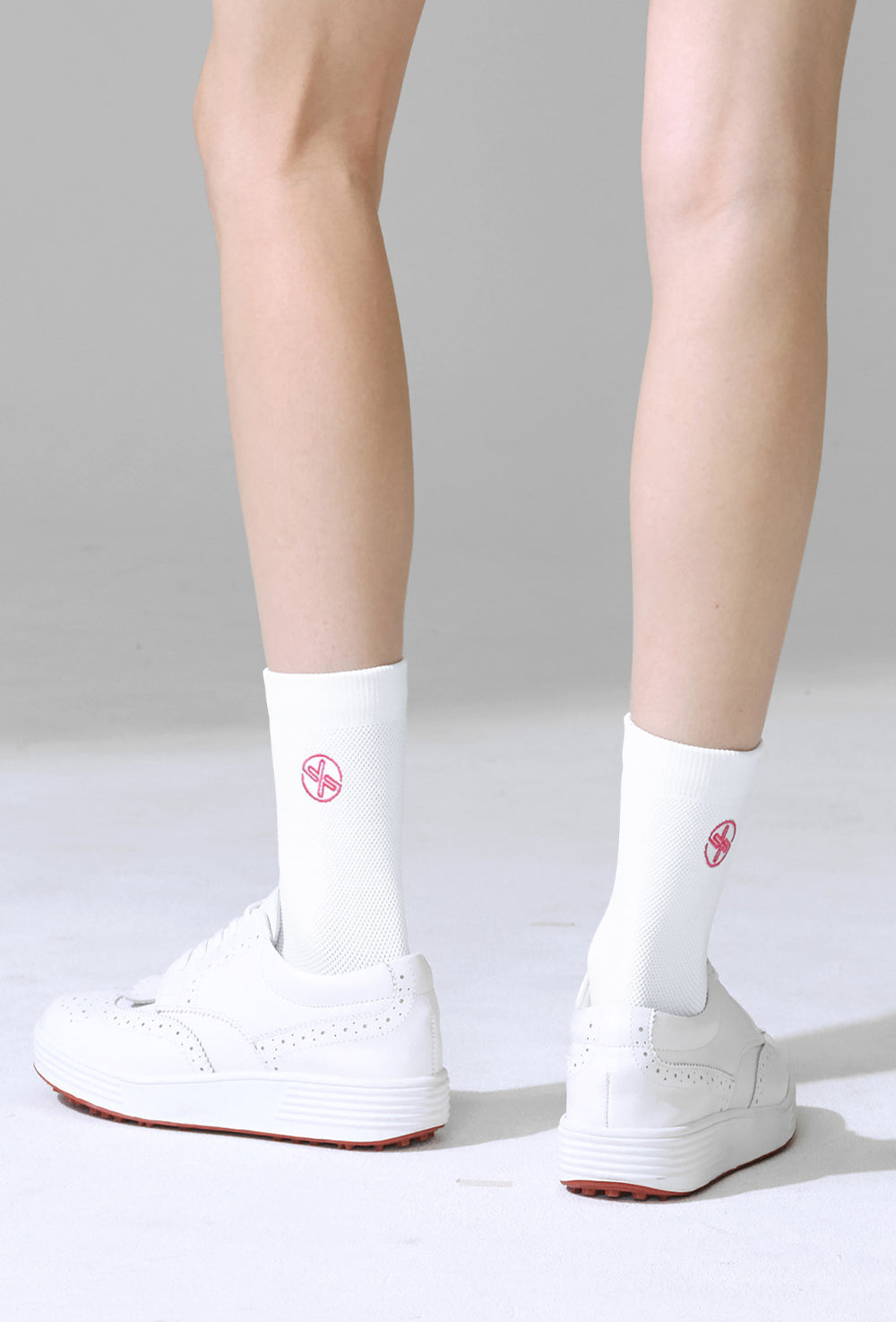 XEXYMIX Non-slip Mesh Fresh Crew Socks