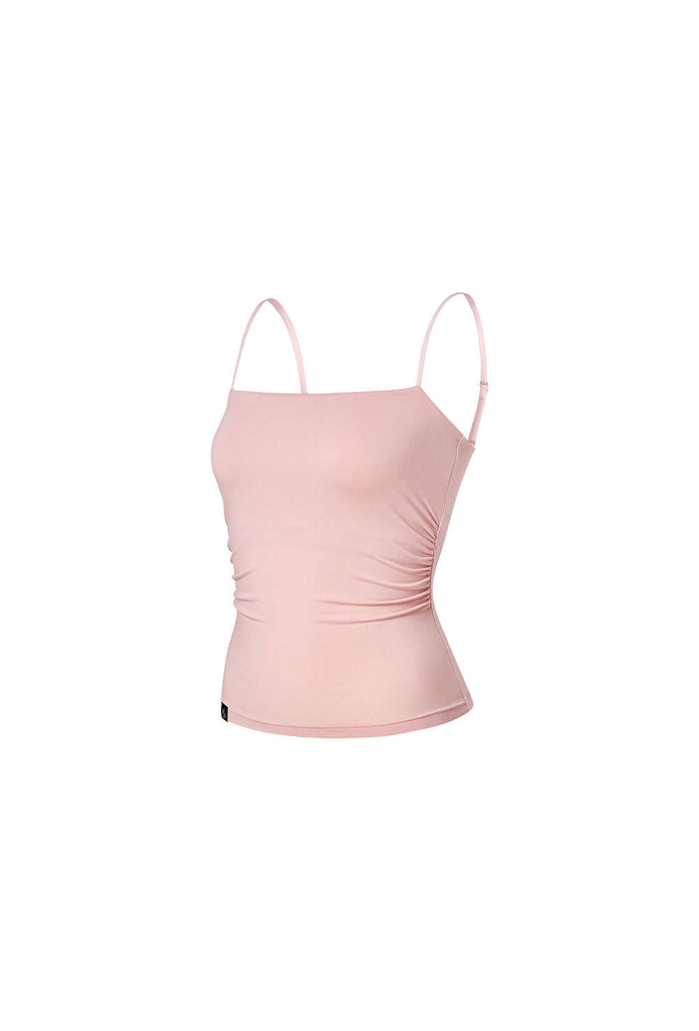 More Smooth Shirring Tank Top - Cozy Pink