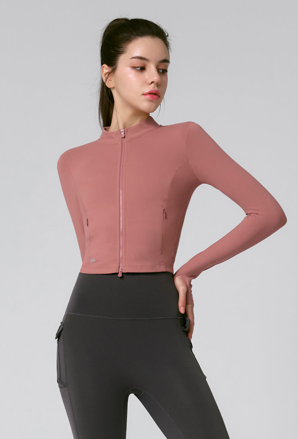 Slim Fit Crop Zip-up Jacket – XEXYMIX Australia