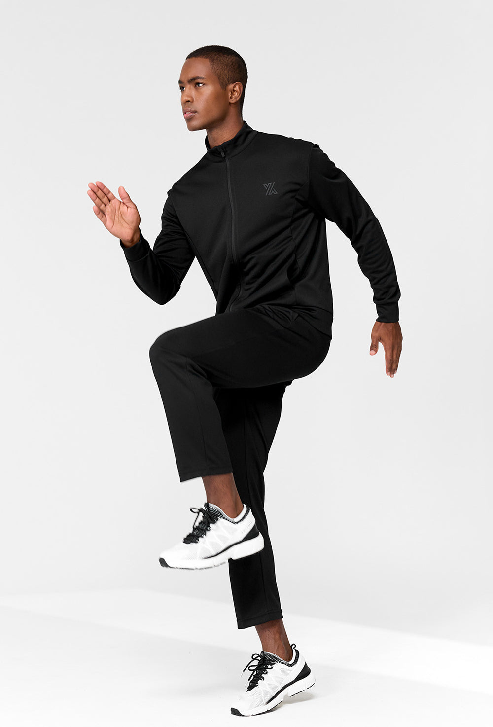 Basic Logo Track Jacket - Black
