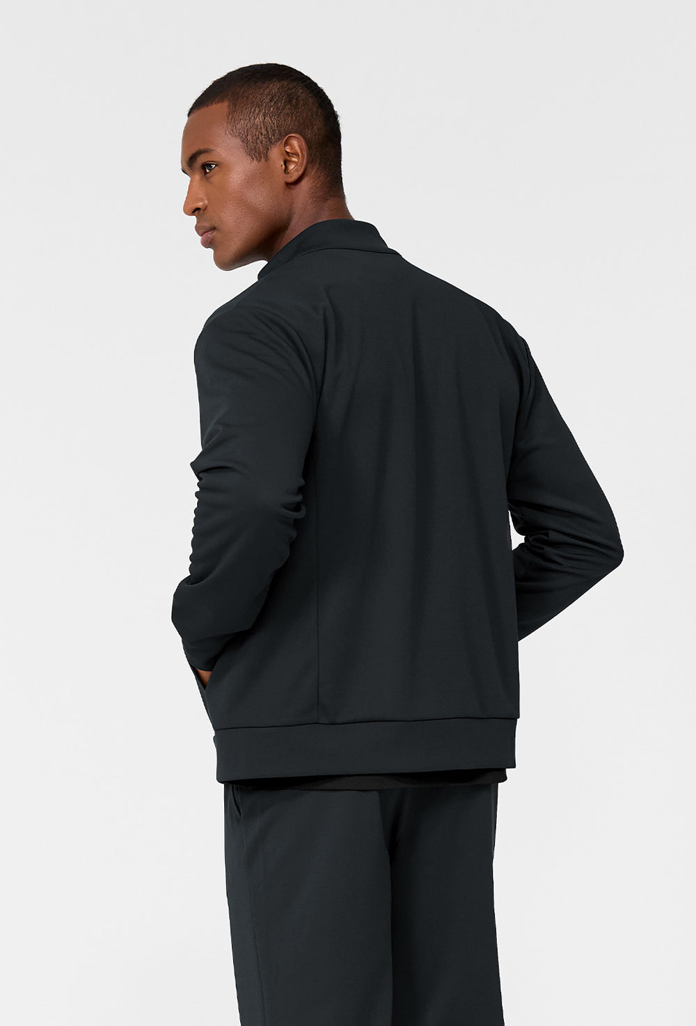 Basic Logo Track Jacket - Gray