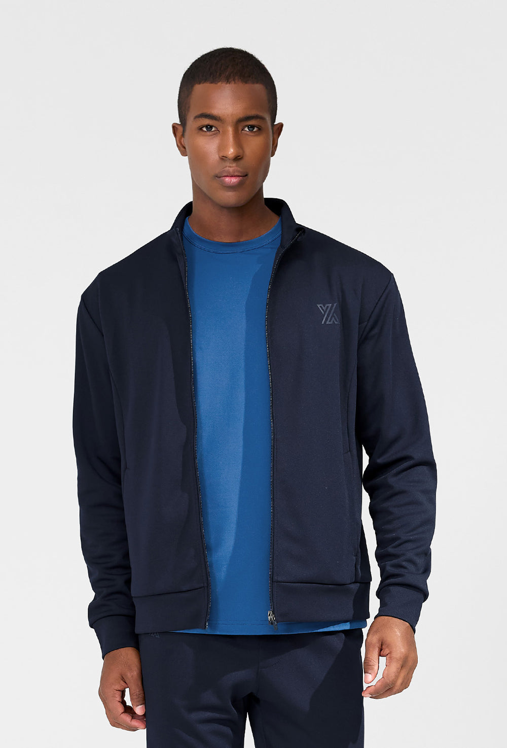 Basic Logo Track Jacket - Navy