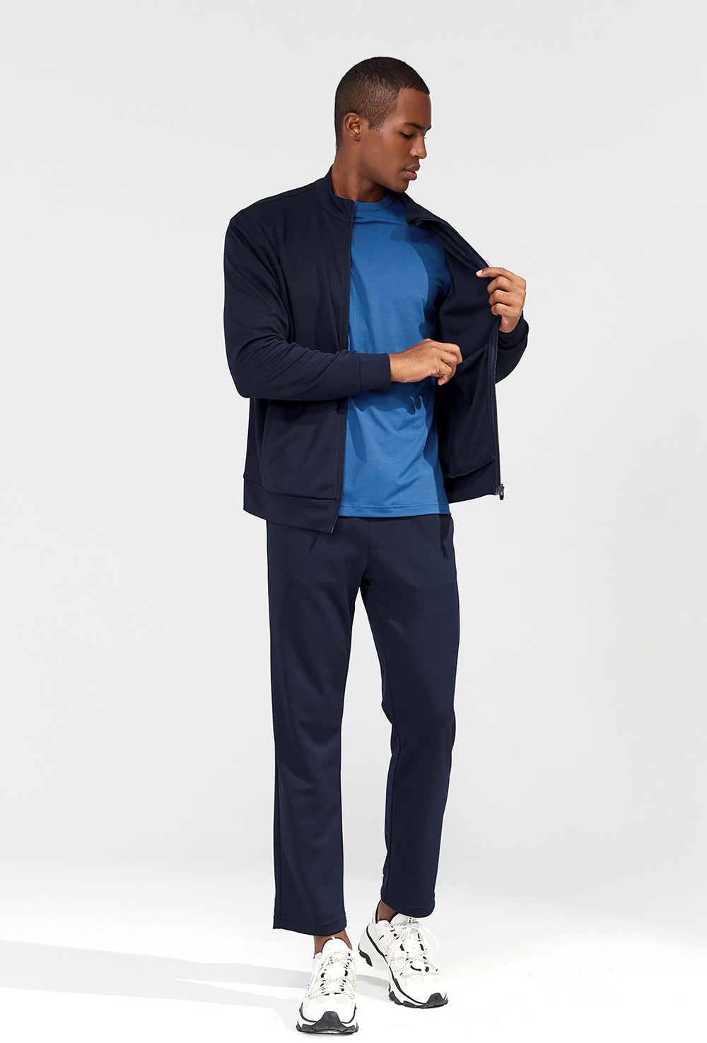 Basic Logo Track Jacket - Navy