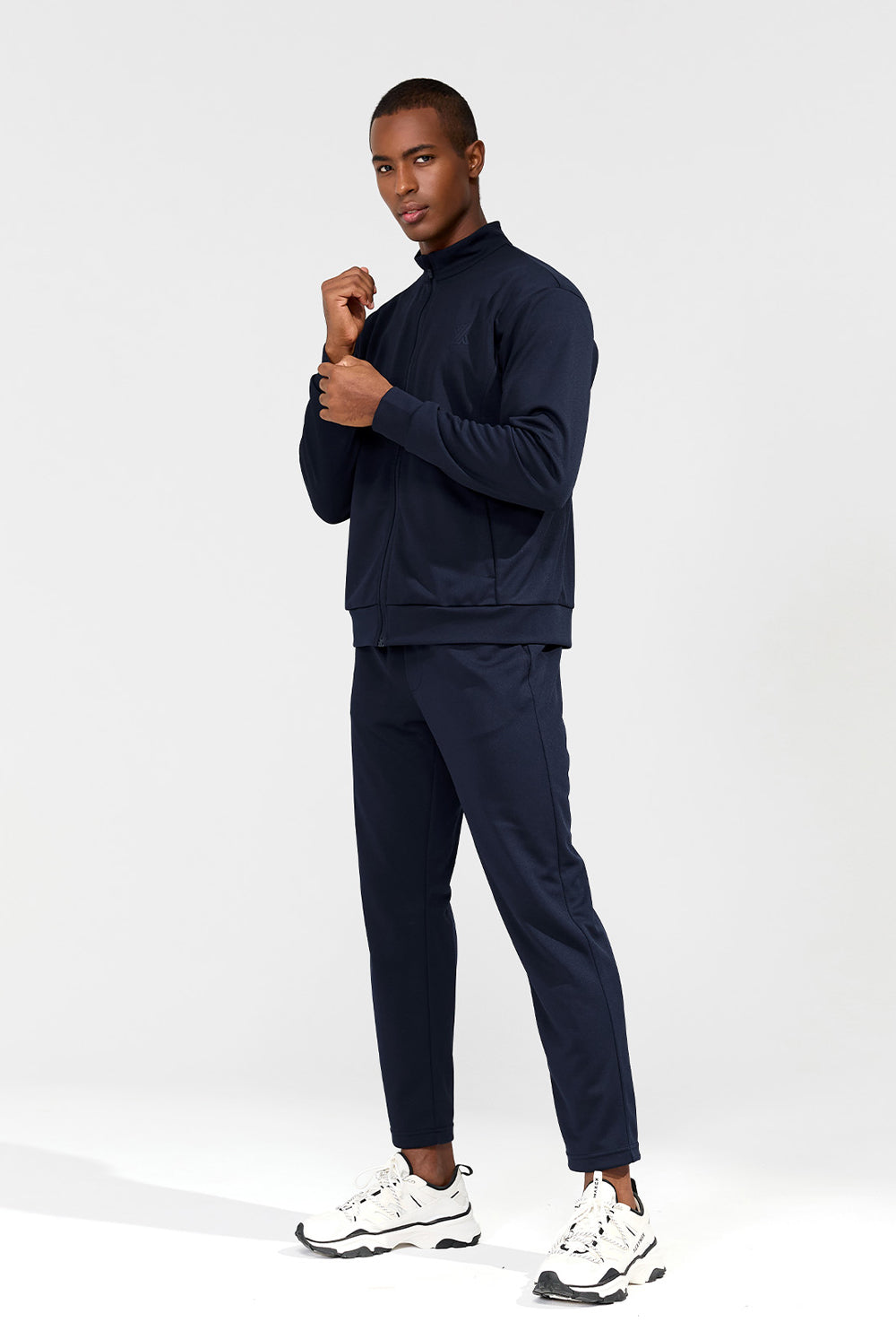 Basic Logo Track Jacket - Navy