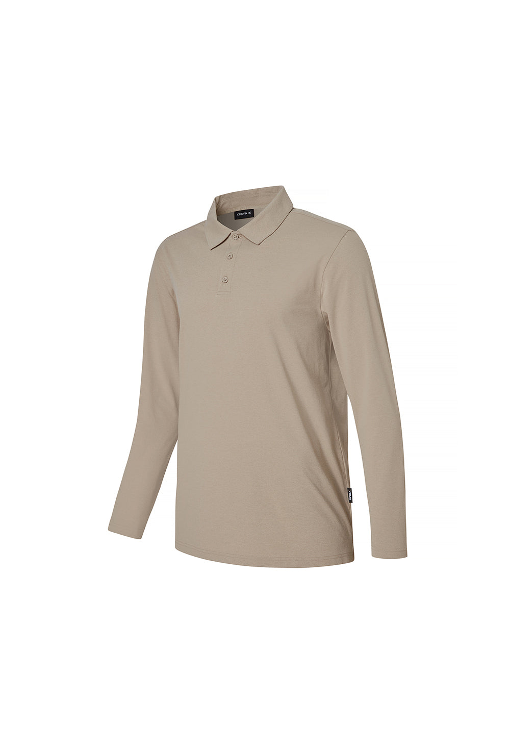 Ecodex Men's Polo Long Sleeve - Beige