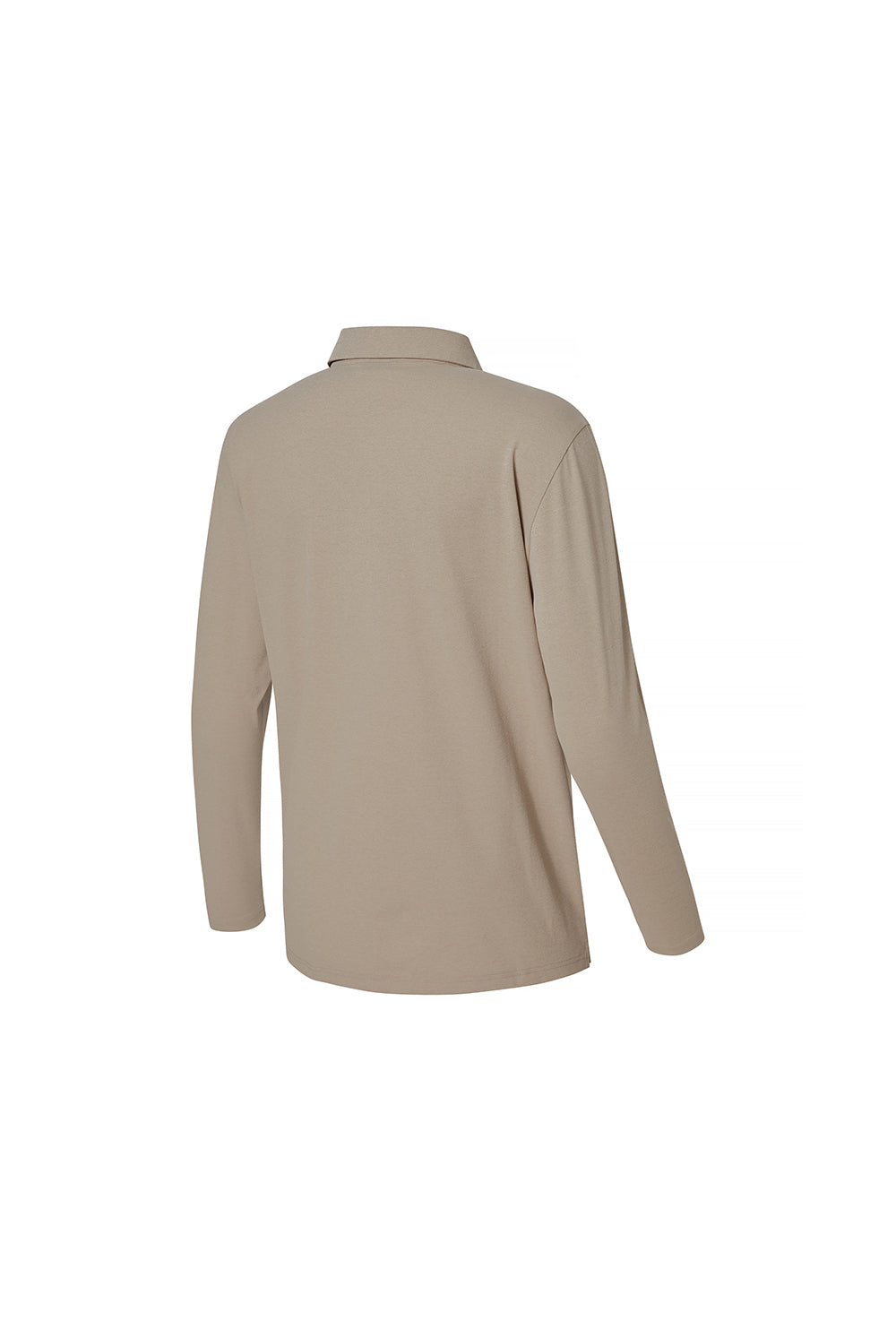 Ecodex Men's Polo Long Sleeve - Beige