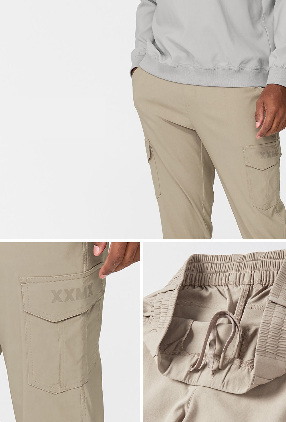 Stretch Out Pocket Pants - Beige