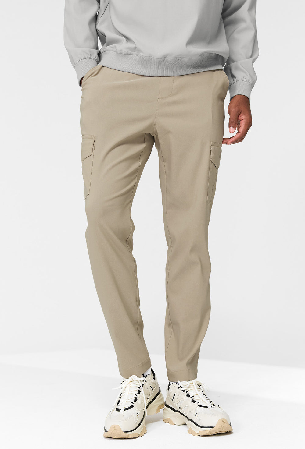 Stretch Out Pocket Pants - Beige