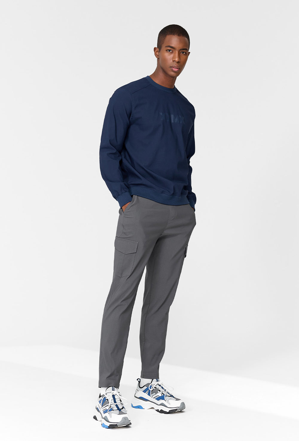 Stretch Out Pocket Pants - Gray