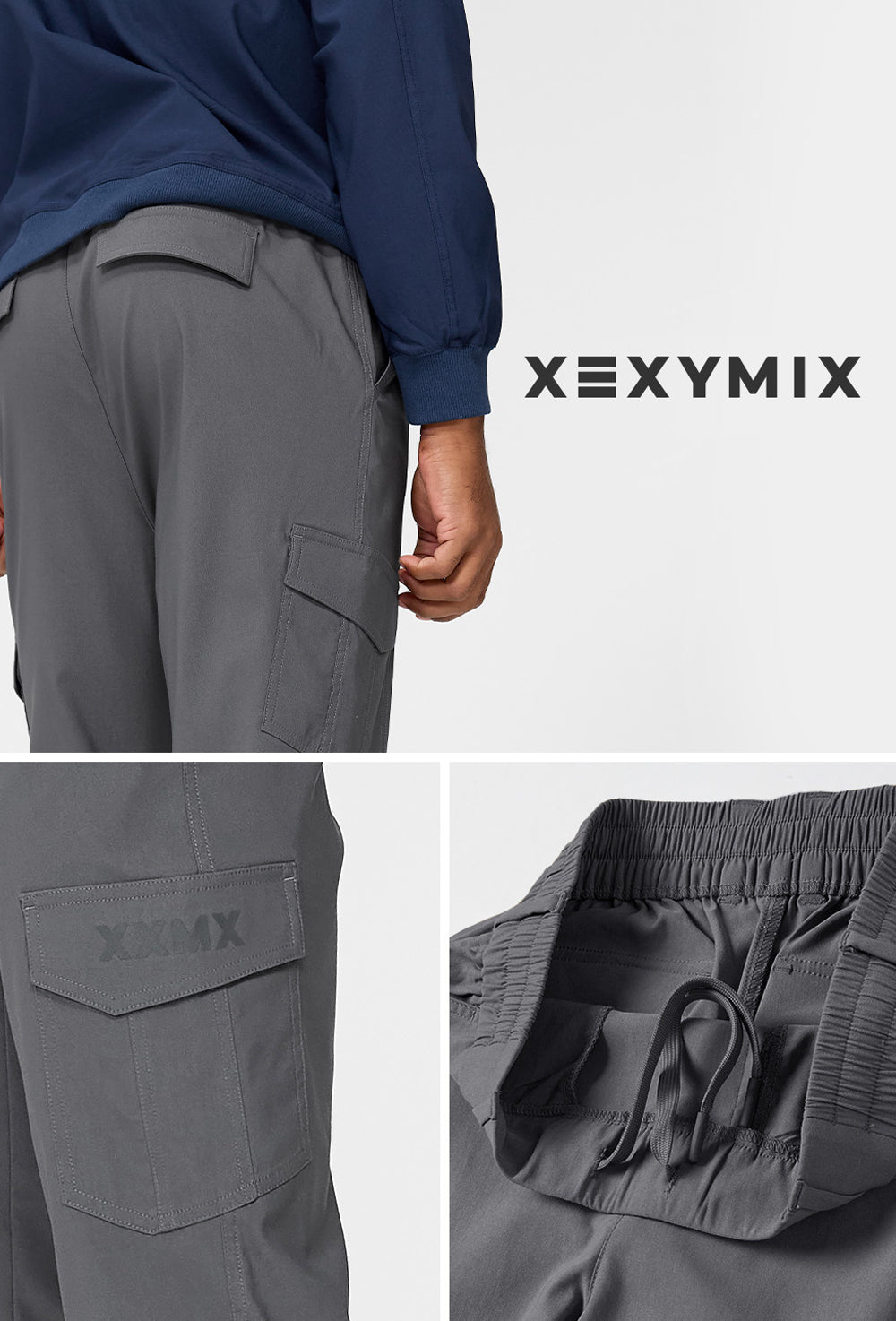 Stretch Out Pocket Pants - Gray