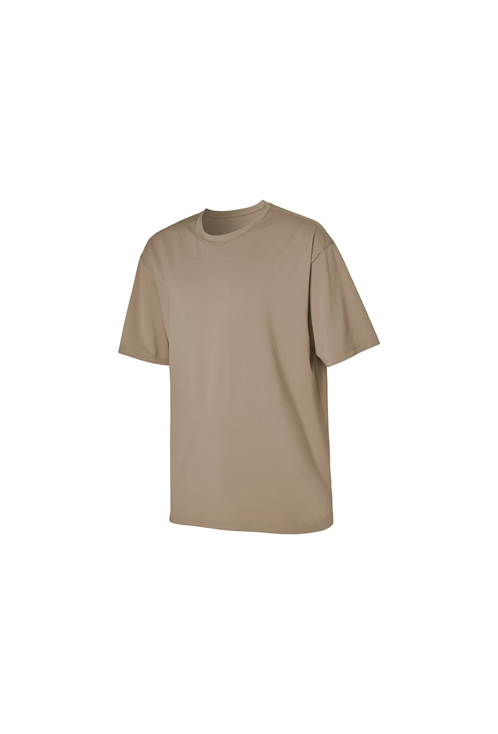 Men Ice Feather Overfit Short Sleeve - Brown