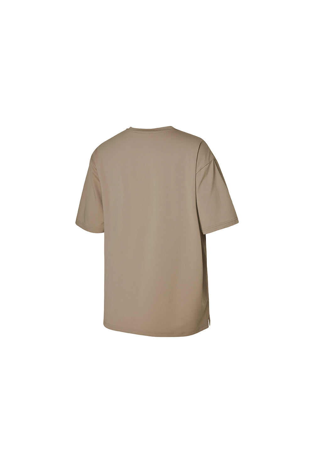 Men Ice Feather Overfit Short Sleeve - Brown