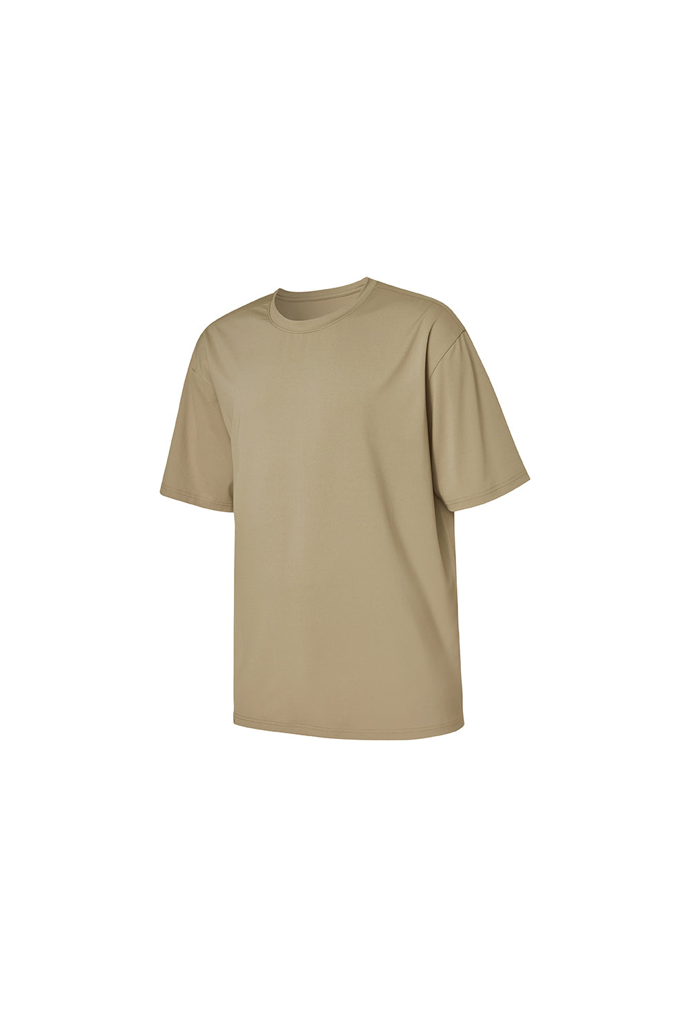 Men Ice Feather Overfit Short Sleeve - Sand Beige