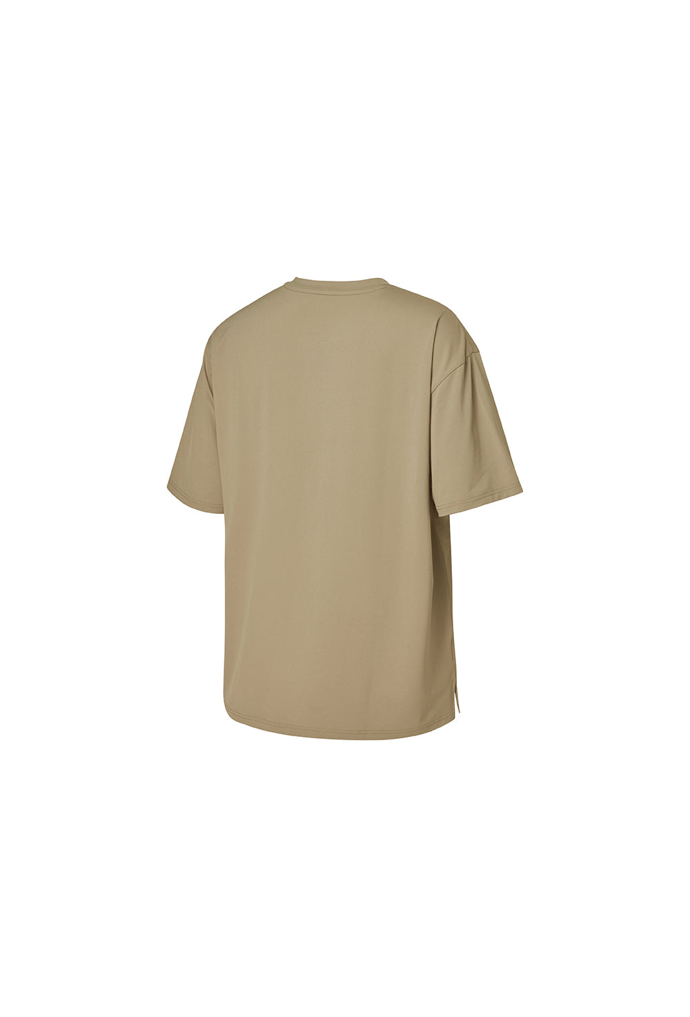 Men Ice Feather Overfit Short Sleeve - Sand Beige