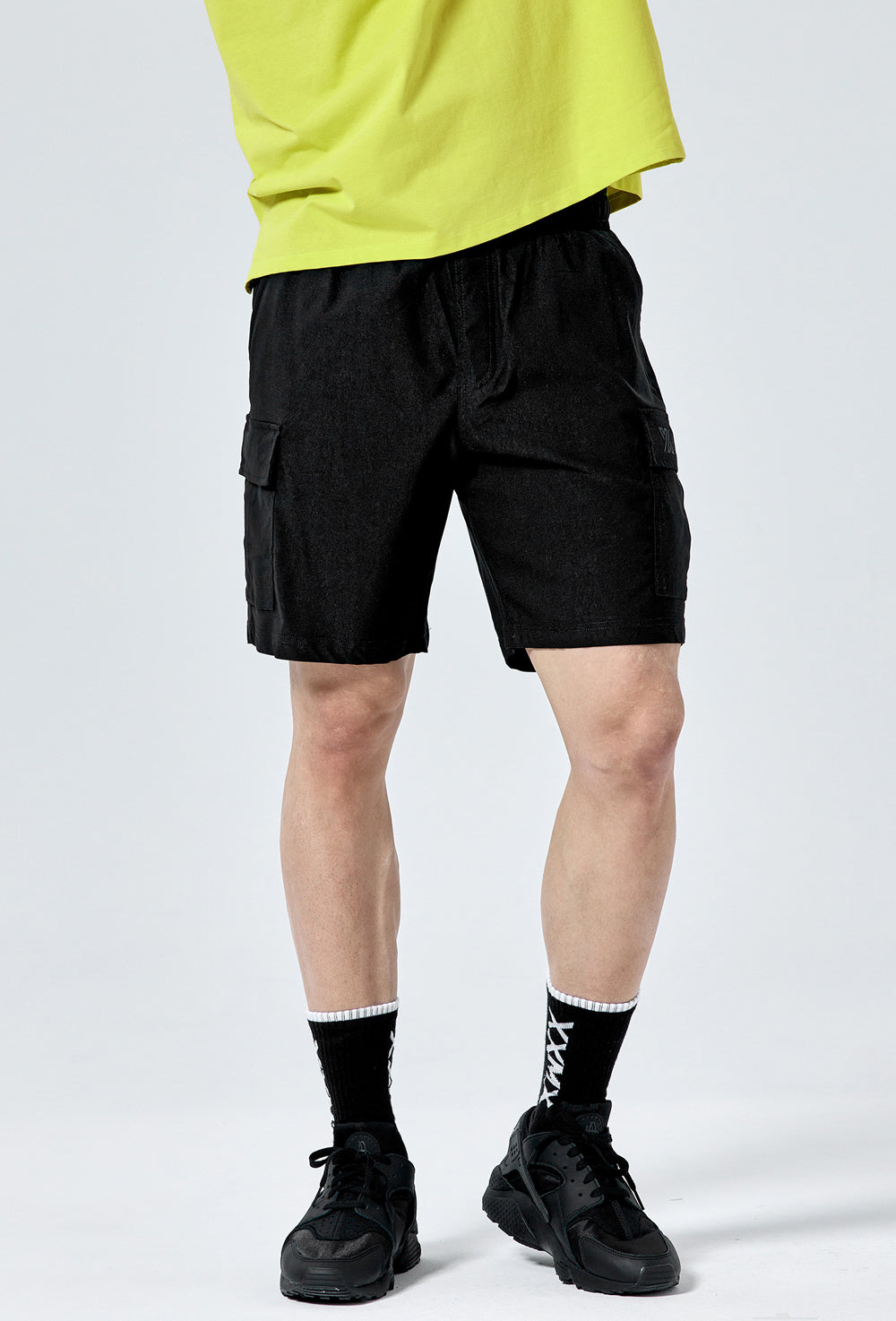 Hardy Stretch Cargo Shorts - Black