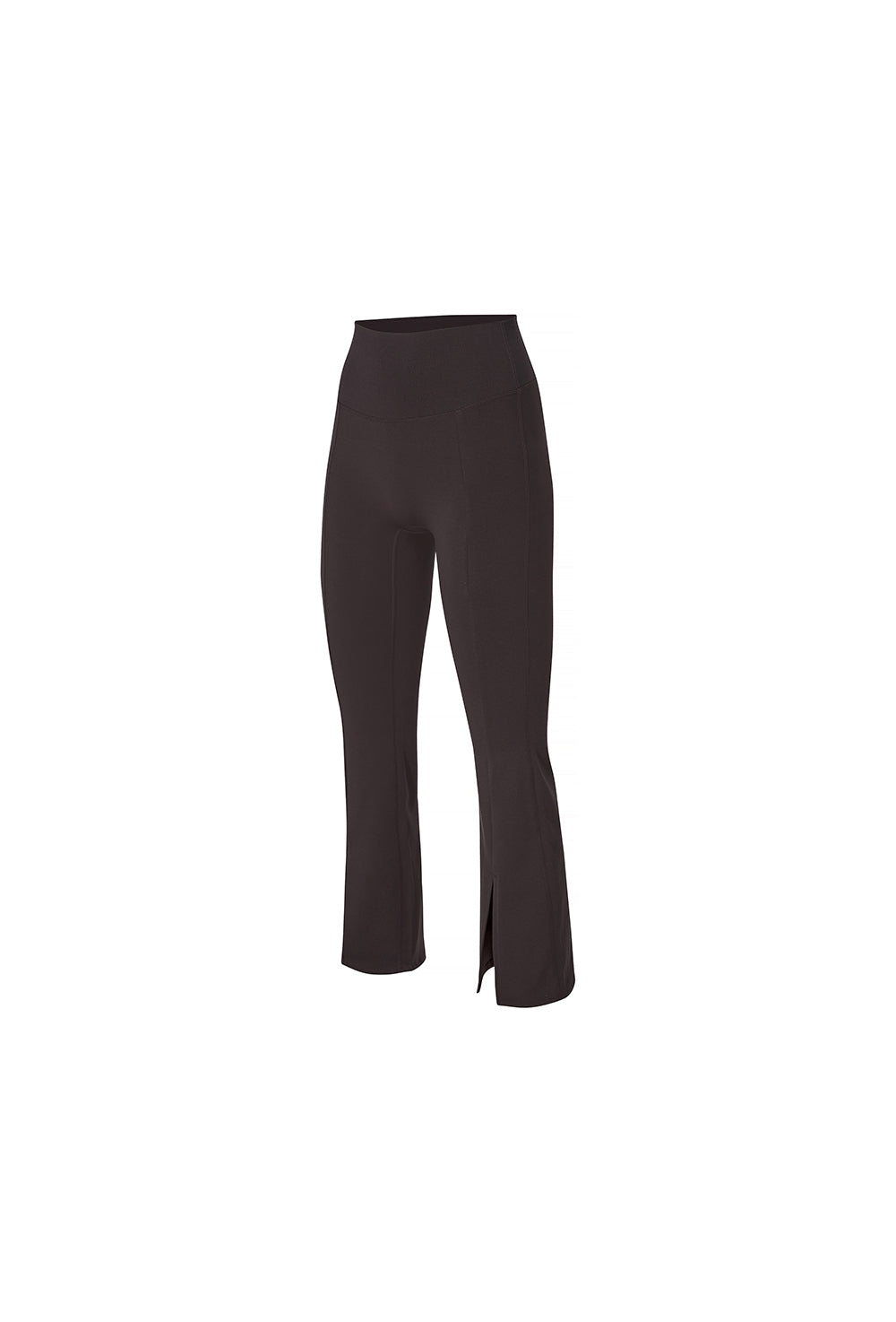 XELLA Intention Napping Boots Cut Slit Pants - Hot Chocolate