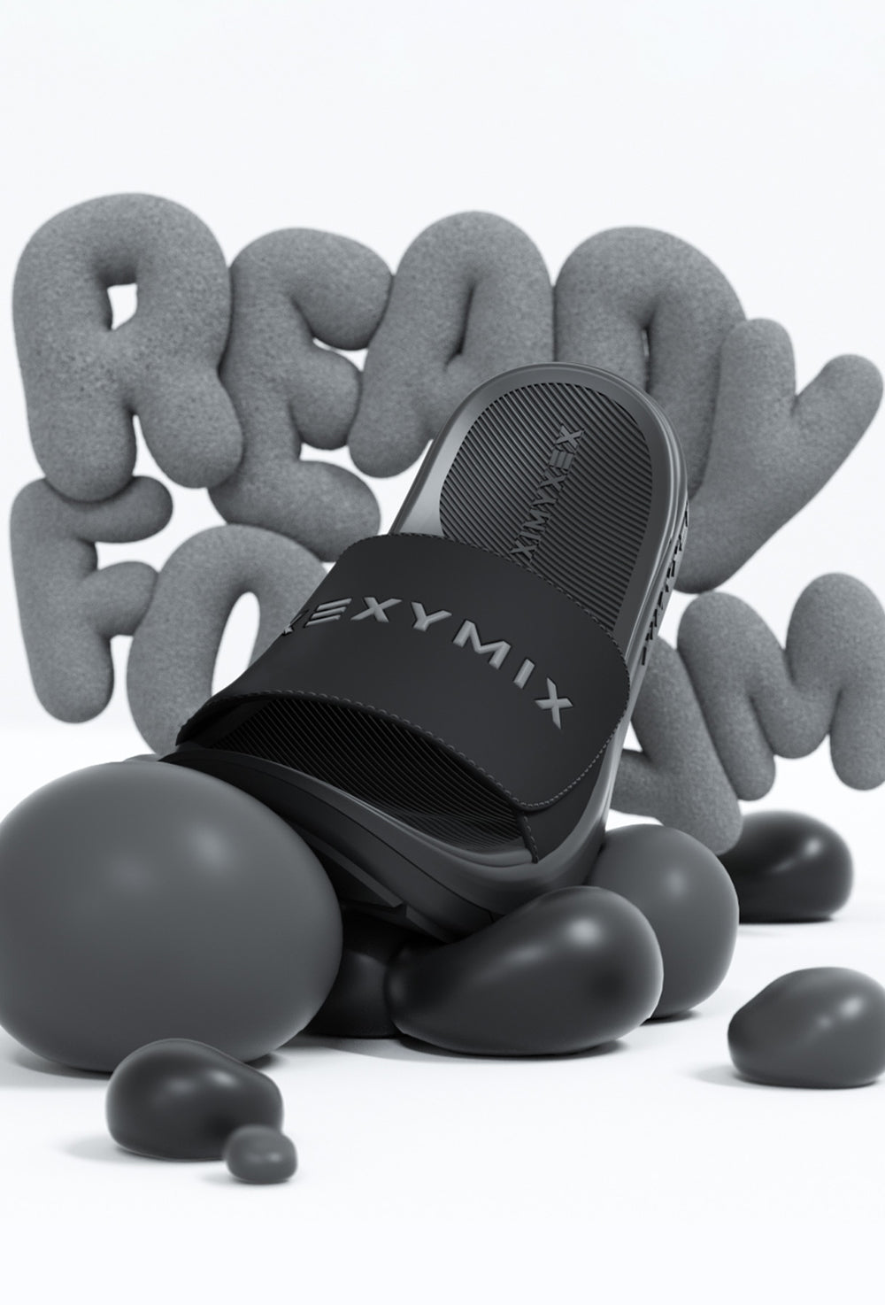 X-Ready Foam Slide - Triple Black