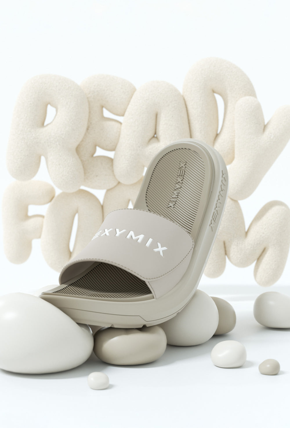 X-Ready Foam Slide - Cream Beige