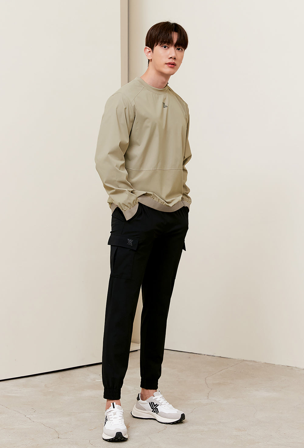 Wind Tech Long Sleeve - Multi Beige