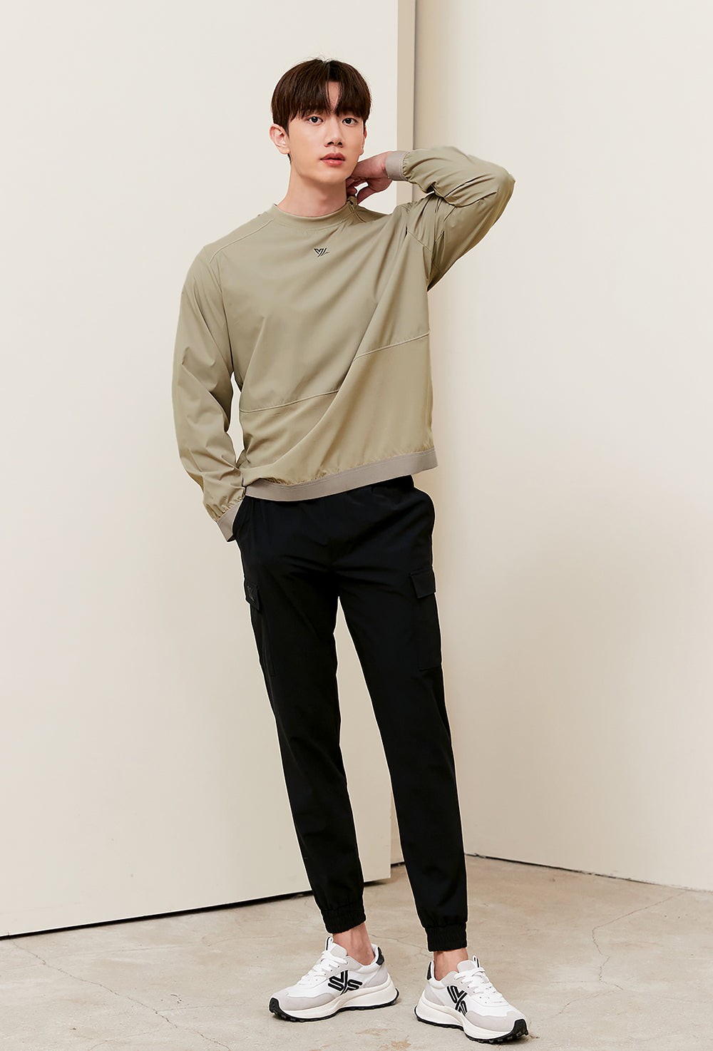 Wind Tech Long Sleeve - Multi Beige