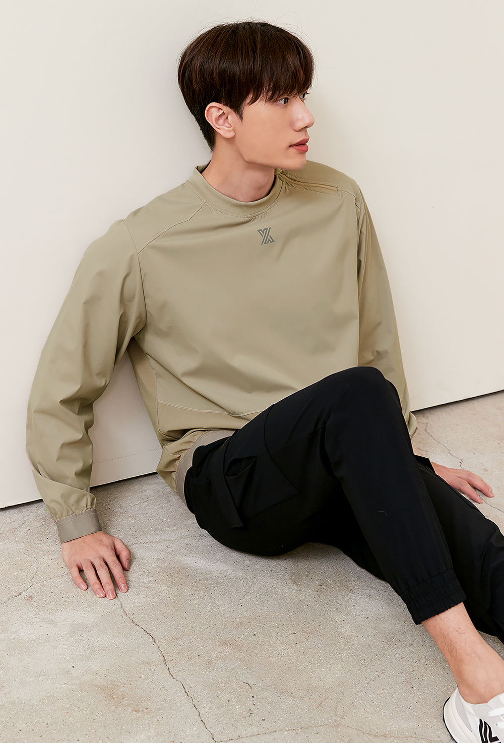 Wind Tech Long Sleeve - Multi Beige