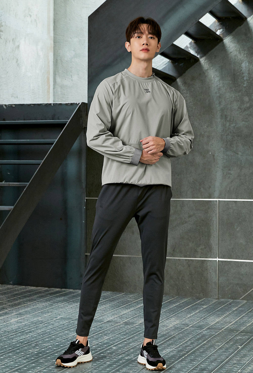 Wind Tech Long Sleeve - Multi Gray