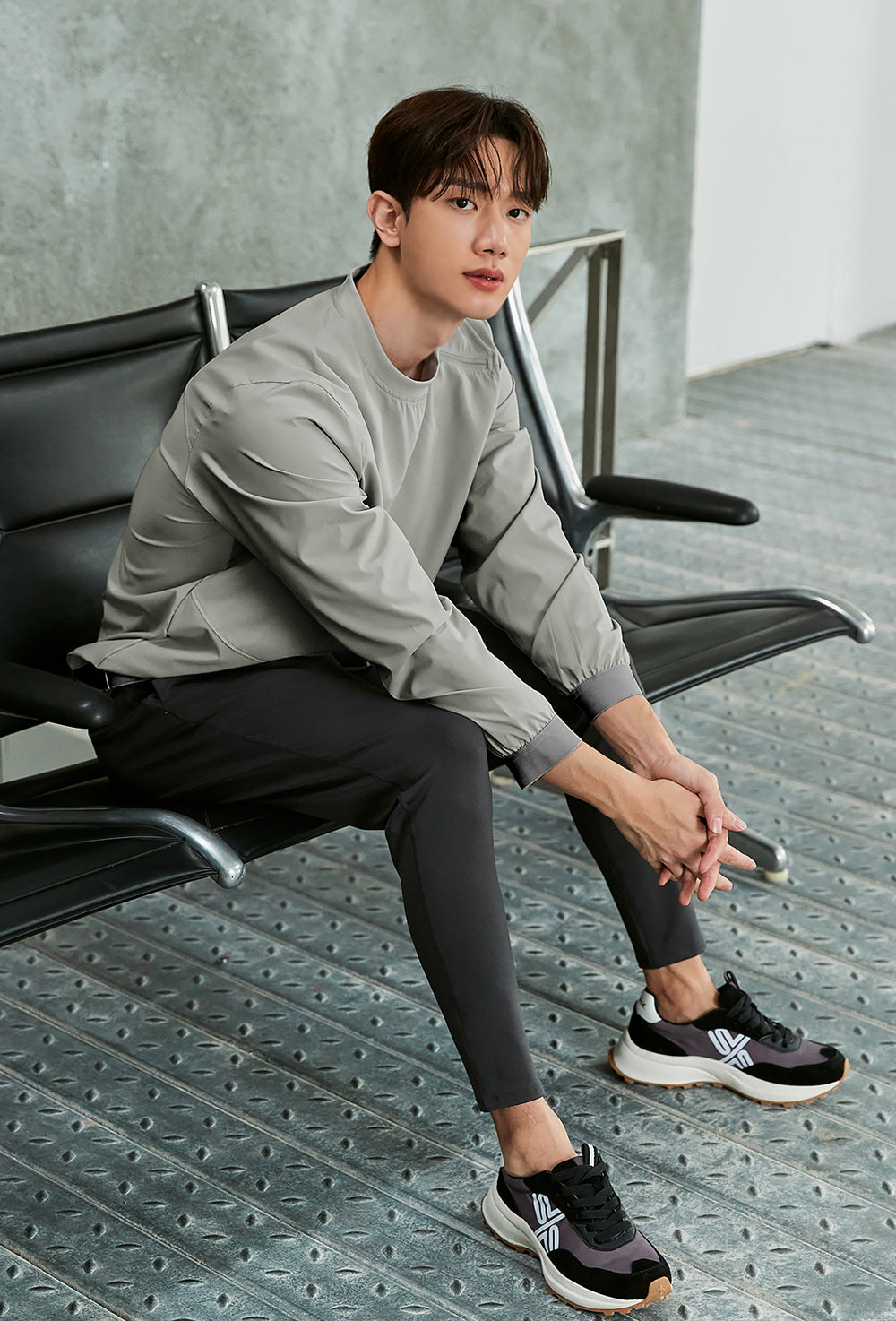 Wind Tech Long Sleeve - Multi Gray