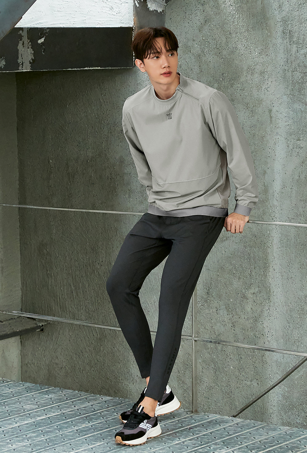 Wind Tech Long Sleeve - Multi Gray