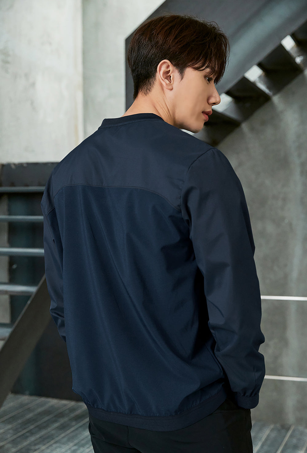 Wind Tech Long Sleeve - Multi Navy