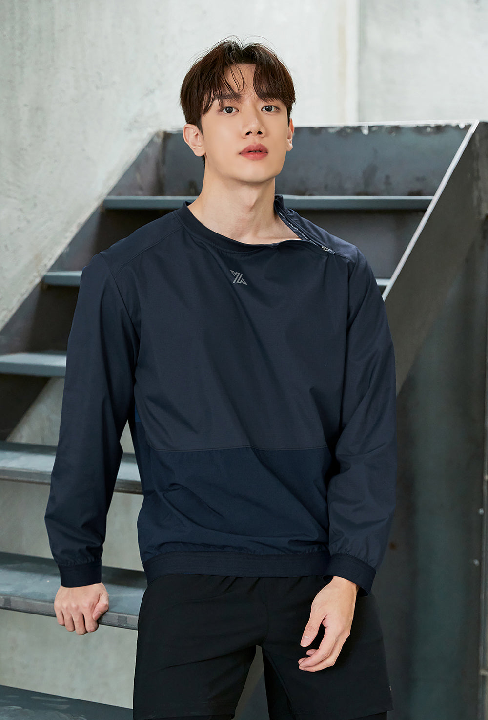 Wind Tech Long Sleeve - Multi Navy