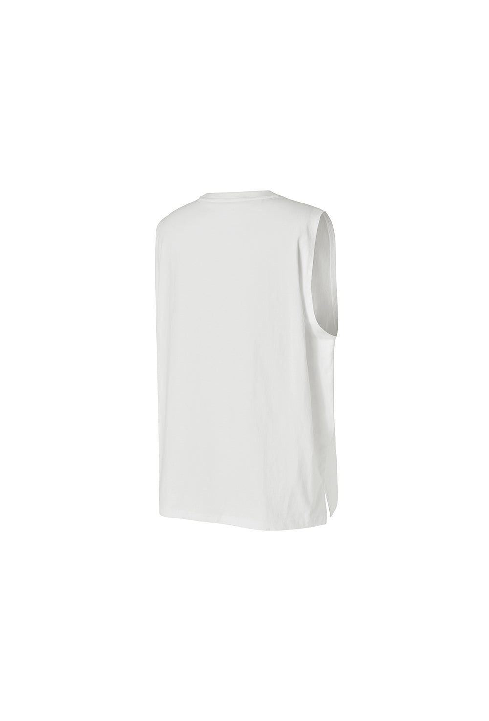 Pure Cotton Flash Sleeveless - Urban White