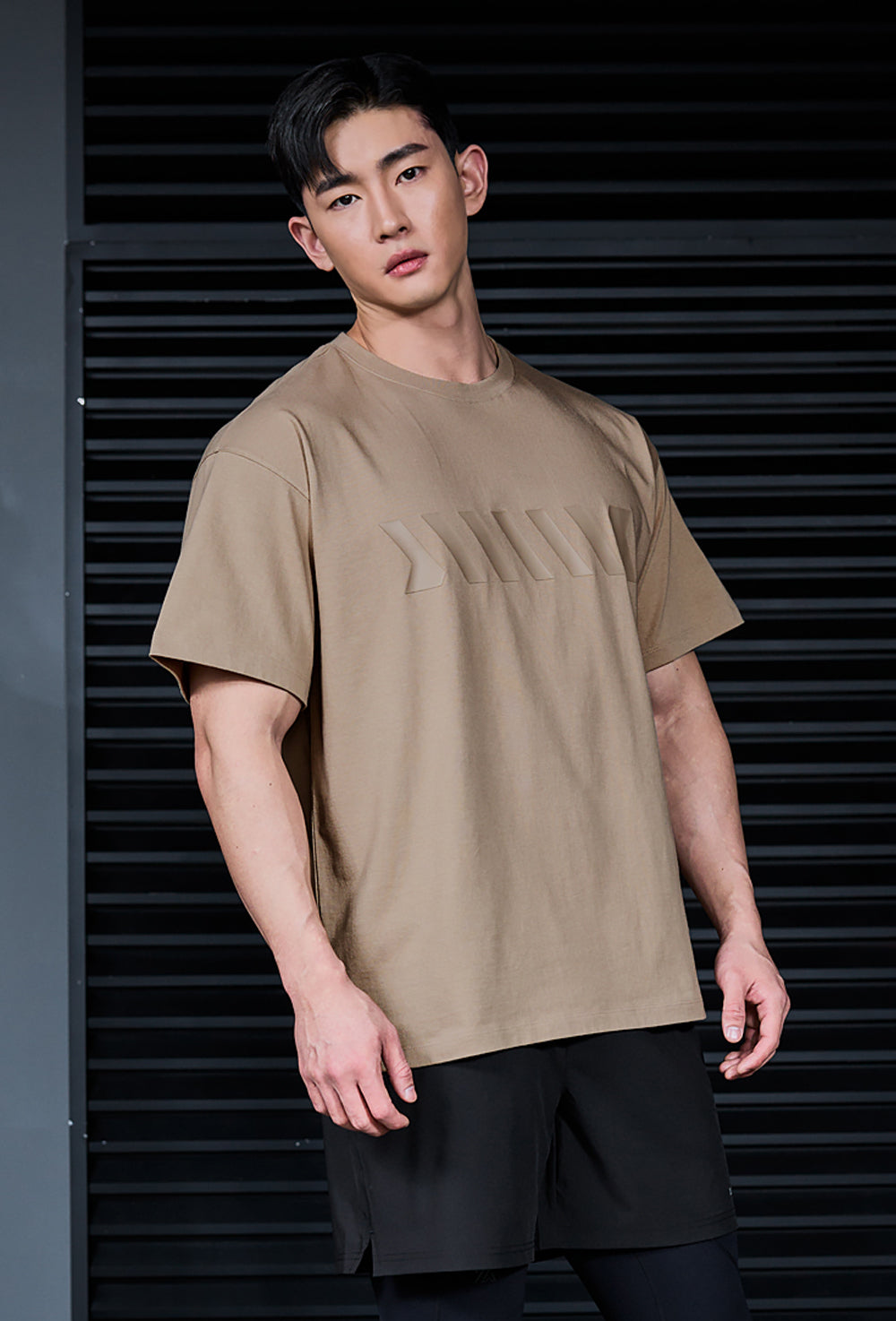 Pure Cotton Flash Short Sleeve - Beige